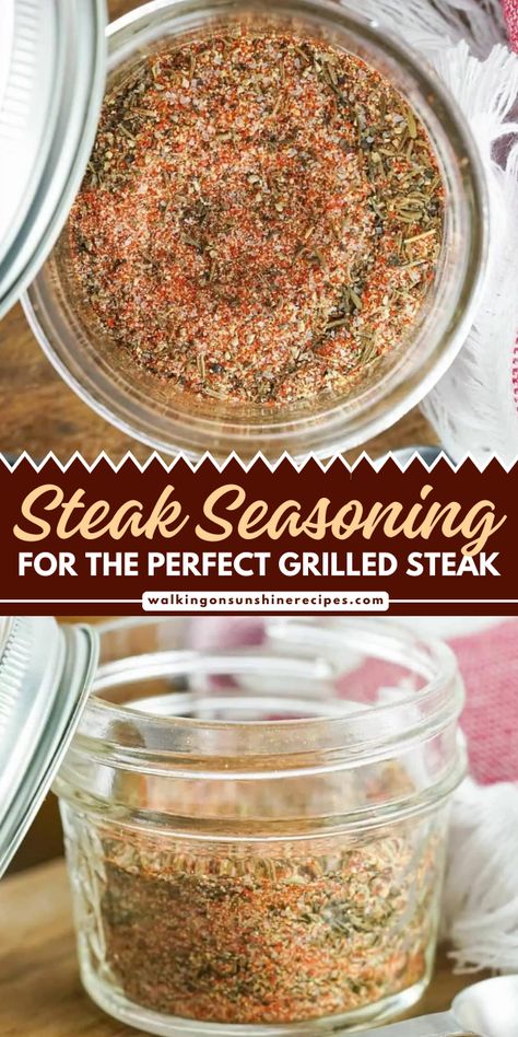 Try this easy seasoning recipe for a simple seasoning for steak! It doesn't take a lot of time because this recipe is quick and easy. Don't miss the BEST steak seasoning recipe and save this recipe now! How To Make Steak Seasoning, Flank Steak Seasoning Recipes, The Best Steak Seasoning, How To Season Steaks For The Grill, Best Steak Seasoning Grilling, Steak Seasoning For Grill, Best Way To Season A Steak, Diy Steak Seasoning, Seasoning Steaks For Grilling