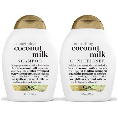 Ogx Shampoo, Ogx Hair Products, Coconut Milk Conditioner, Coconut Milk Shampoo, Coconut Shampoo, Good Shampoo And Conditioner, Best Shampoos, Shampoo Conditioner, Shampoos