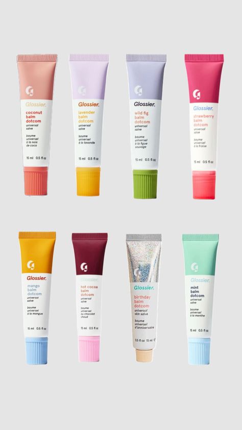 glossier balm.com #glossier #glossiermakeup #glossierbalmdotcom Glossier Balm, Glossier Lip, Glossier Balm Dotcom, Glossier Lip Balm, Glossy Makeup, Balm Dotcom, Beauty Inspo, Birthday Wishlist, Lip Balms