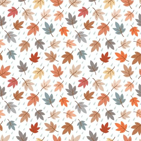 Thanksgiving Seamless Pattern, Simple Leaf Pattern, Autumn Seamless Pattern, Fall Seamless Pattern, Autumn Pattern Illustration, Autumn Pattern Wallpaper, Thanksgiving Prints, Thanksgiving Pattern, Leaf Art Diy