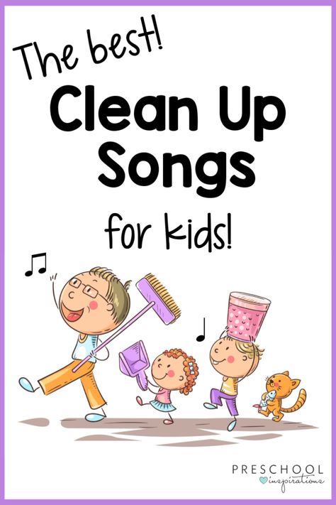 Clean up time isn't always easy for kids! Help them get used to the task with these fun clean up songs. They bring fun and positive reinforcement into the job and can be just the magical clean up wand you need at home or school! Preschool Clean Up Songs, Clean Up Songs For Preschool, Transition Songs For Toddlers, Line Up Songs For Preschool, Preschool Fingerplays, Transition Songs For Preschool, Preschool Inspirations, Preschool Transitions, Clean Up Song