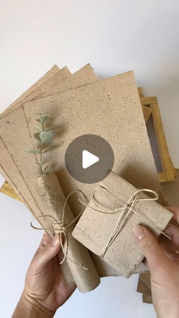 Recycled Paper Business Cards, Waste Paper Recycling, Toilet Paper Tubes, Recycle Cardboard Box, Recycled Paper Crafts, Cardboard Recycling, Recycled House, Diy Glue, Toilet Paper Tube