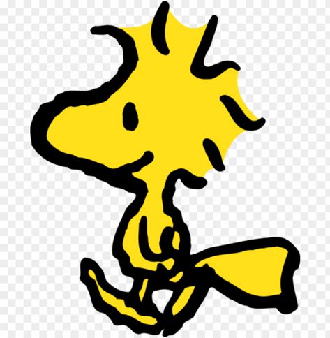 Snoopy Yellow Bird, Charlie Brown Bird, Snoopy Png, Woodstock Bird, Brown Cartoon, Snoopy Drawing, Bird Png, Bird Clipart, Snoopy Images