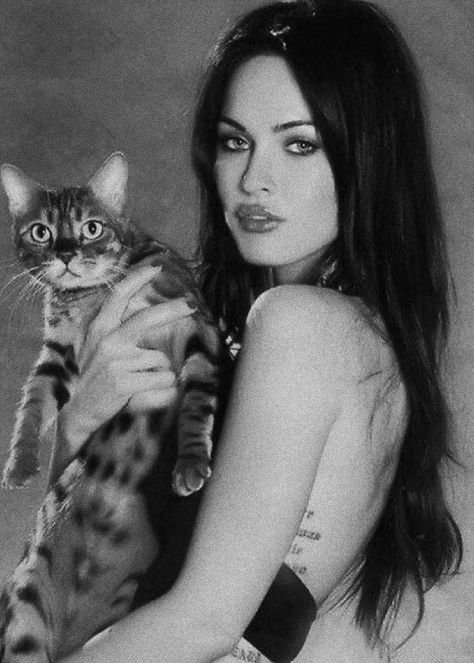 Megan Fox, Fox, Black And White, White, Black