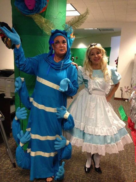 Blue Caterpillar Costume, Alice In Wonderland Blue Caterpillar, Caterpillar Costume Diy, Alice In Wonderland Characters Costumes, Wonderland Caterpillar Costume, Alice In Wonderland Caterpillar Costume, Alice In Wonderland Costume Diy, Alice In Wonderland Blue, Alice In Wonderland Caterpillar