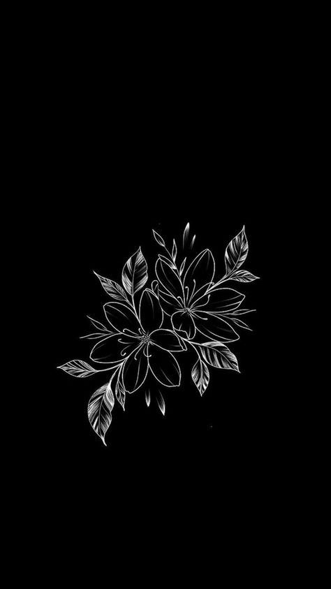 Wallpaper Aesthetic Flower, Aesthetic Flower, Flower Black, Random Pictures, Wallpapers Hd, Wallpaper Aesthetic, Black Background, Flowers, White