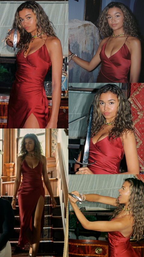 Kiara Outer Banks Dress, Kiara Carrera Red Dress, Kiara Outer Banks Red Dress, Kiara Red Dress, Obx Midsummers Outfit, Kiara Outer Banks Style, Pogue Life Outfits, Obx Outfits, Kiara Outer Banks