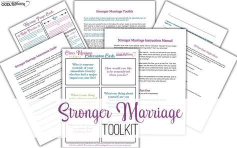 Through February 18th only, you can download this free printable Stronger Marriage Toolkit. Marriage Therapy Worksheets, Marriage Worksheets, Marriage Help Counseling, Marriage Counseling Worksheets, Stronger Marriage, Marriage Encouragement, Couples Therapy Worksheets, Emotional Clutter, Couples Journal