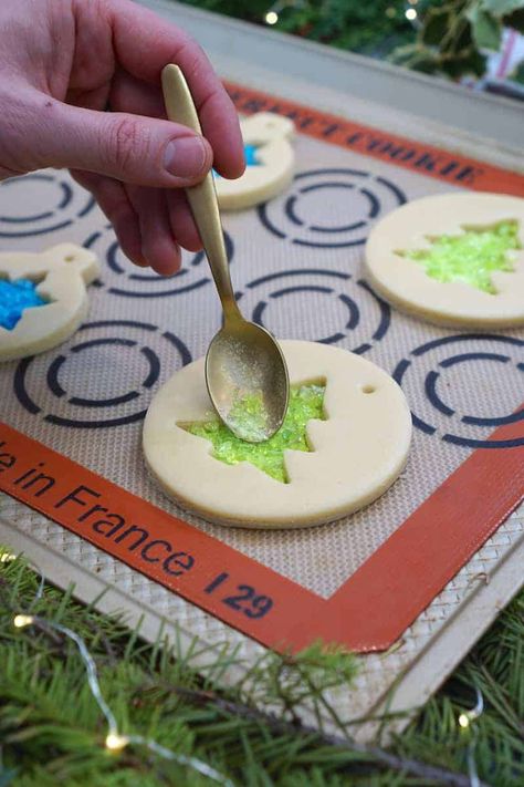 Stained Glass Cookies Christmas, Stain Glass Cookies, Glass Cookies, Christmas Cookie Recipes Holiday, Stained Glass Cookies, Christmas Meal, Preppy Kitchen, Christmas Biscuits, Winter Cooking