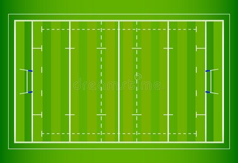 Rugby Field. An illustration of an aerial view and layout of a professional rugb , #sponsored, #illustration, #aerial, #Rugby, #Field, #view #ad Rugby Illustration, Rugby Pitch, Rugby Field, Field Illustration, Rugby Design, Line Animation, Wallpapers Cartoon, Cool Wallpapers Cartoon, Home Learning