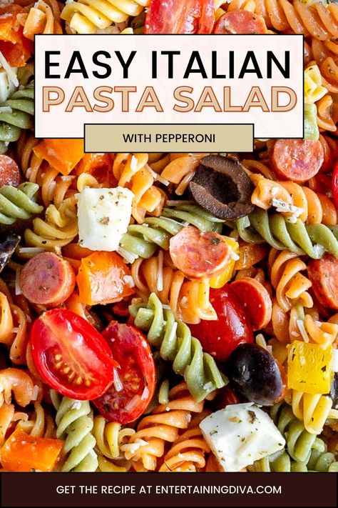 Best Italian Pasta Salad With Pepperoni Pasta Salad Recipes With Mini Pepperoni, Pepperoni Pasta Salad Recipes, Game Day Pasta Salad, Pasta Salad With Pepperoni And Cheese, Pasta Salad Pepperoni, Italian Pasta Salad With Pepperoni, Pepperoni Salad, Pasta Salad With Pepperoni, Salad With Pepperoni