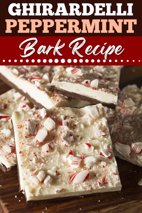 This Ghirardelli peppermint bark recipe is so good, and it only requires 3 ingredients and takes just 10 minutes to prepare! Learn the easy recipe, plus, get tips for the best bark. Chocolate Peppermint Bark Recipe, Ghirardelli Peppermint Bark, Peppermint Bark Recipe, Homemade Peppermint Bark, Christmas Candy Easy, Peppermint Bark Recipes, Chocolate Peppermint Bark, Candy Bark, Easy Christmas Treats