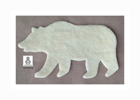 Polar Bear Applique Patch in Winter White Harris Tweed Wool Fabric. They are Cut Out Iron On Sew On Embellishment Decorations https://www.etsy.com/listing/254224505/polar-bear-applique-patch-in-winter Polar Bear Applique, Bear Applique, Harris Tweed Fabric, Mickey Mouse Head, Scottish Gifts, Tartan Fabric, Appliance Covers, Woodland Animal, Fabric Patch