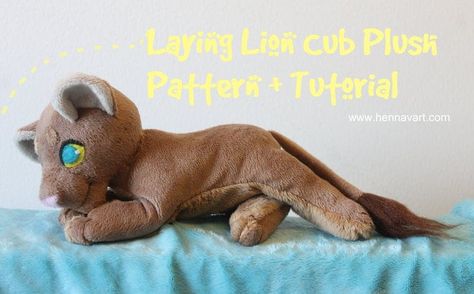 Lion Soft Toy, Lion Plush Pattern, Sewing Plush, Cat Sewing Pattern, Lion Plush, Lion Pattern, Diy Christmas Presents, Memory Bears, Sewing Projects Free