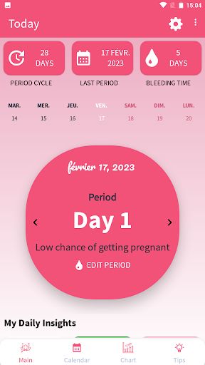 Track and manage your menstrual cycle with ease using Period Tracker & Calendar. Period Tracking App, Track Period, Ui Color, Period Tracker, Health And Fitness Apps, Fitness Apps, App Ui Design, App Ui, Ui Design