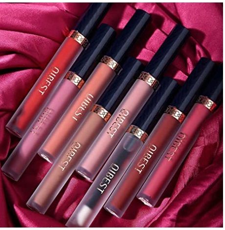 7Pcs Matte Liquid Lipstick 1Pcs Lip Plumper Makeup Set Kit, Long Lasting Waterproof Velvet Lip Gloss Set, Pigmented Lip Makeup Gift Sets for Girls and Women Halloween Lip Makeup, Liquid Lipstick Set, Beauty Glazed, Long Lasting Lip Gloss, Pigmented Lips, Makeup Gift Sets, Best Lipsticks, Lip Gloss Set, Smooth Lips