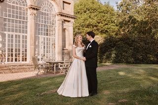 High Society Wedding, Long Lace Veil, Society Wedding, Timeless Wedding Gown, Savannah Miller, Charles Dance, Family Estate, Classic American Style, Countryside Wedding