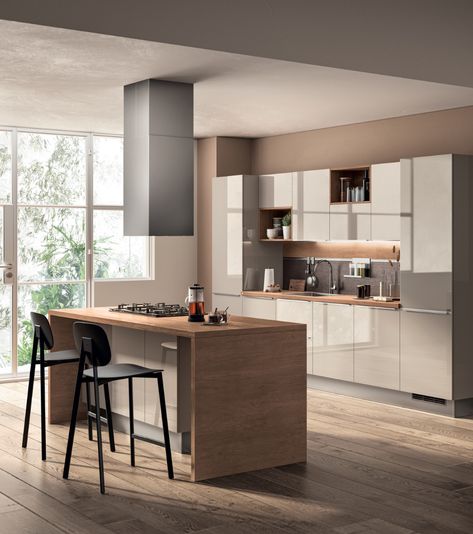 Urban Model, Ideas Cocina, Easy Living, Kitchen Fittings, Simple Living, The Urban, First Home, Breakfast Bar, Kitchen Design