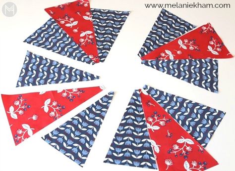 Firework Quilt Block Tutorial Fireworks Quilt Block, Triangle Ruler, Patriotic Quilts, Quilt Block Tutorial, Fireworks, Quilt Blocks, Quilt Patterns, Wall Hanging, Pattern