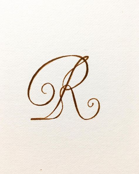 R Font Letter, R Calligraphy Letter, Letter R Calligraphy, R Tattoo Letter, C Letter Design, R Lettering, Calligraphy R, Cursive R, R Aesthetic