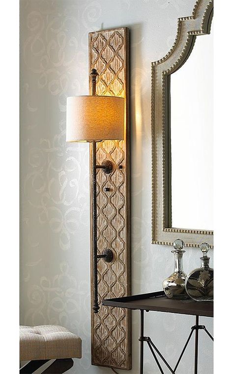 Make Your Own Elegant Wall Sconces Sconces Fireplace, Interior Wall Sconces, Wall Sconces Living Room, Sconces Living Room, Crystal Wall Sconces, Wooden Panel, Wall Sconces Bedroom, Sconces Bedroom, Shades Of Light