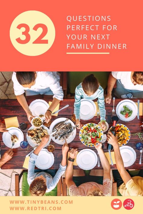 Family Dinner Questions, Table Talk Questions, Dinner Hacks, Dinner Conversation Starters, Five Course Meal, Conversation Starters For Kids, Family Fun Night, Kids Talking, Table Talk