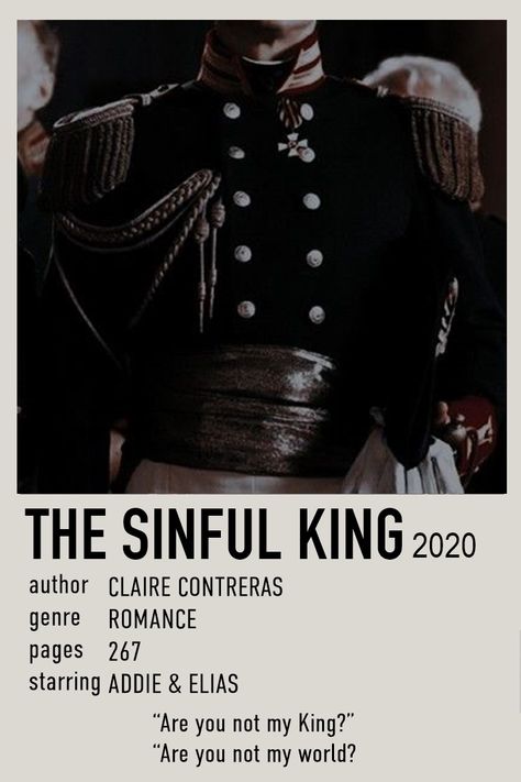 The Sinful King Aesthetic, The Sinful King Claire Contreras Aesthetic, The Sinful King Claire Contreras, The Sinful King, Sinful King, King Aesthetic, Queen Movie, Aesthetic Polaroid, Books Tbr