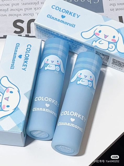 Cinnamoroll Skincare, Cinnamoroll Stuff, Blue Skincare, Stationery Obsession, Alat Makeup, Cute Stationary School Supplies, Hello Kitty Makeup, Hello Kitty Rooms, Perfect Skin Care Routine