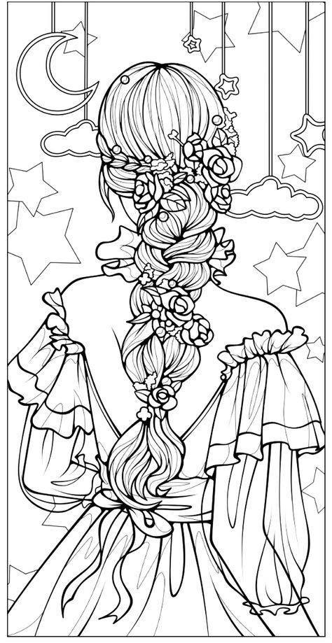 Complicated Coloring Pages, 1950s Coloring Pages, Disney Coloring Pages Princess, Glass Painting Outline Design, Bridgerton Coloring Page, Girly Coloring Pages Aesthetic, Victorian Coloring Pages, Acotar Coloring Pages, Romantic Coloring Pages