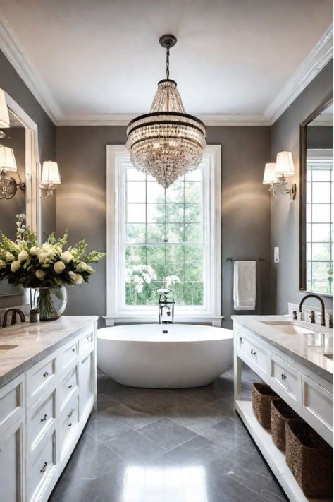 Beautifully lit bathroom with architectural details on display Light Fixture Over Bathtub, Unique Bedroom Design, Unique Bedroom, Lighting Tips, Daylight Bulbs, Bathroom Design Trends, Bathroom Light, Bathroom Light Fixtures, Minimalist Bathroom