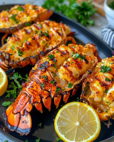 Seafood Pictures, Lobster Recipes Tail, Grilled Lobster, Lobster Tail, Healthy Grilling, Cooking Seafood, Lobster Tails, Kitchen Shears, Healthy Food Motivation