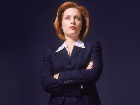 Gillian Anderson as Dana Scully Chris Carter, Mulder Scully, Fbi Special Agent, Fox Mulder, Dana Scully, David Duchovny, Big Collar, Gillian Anderson, Fbi Agent