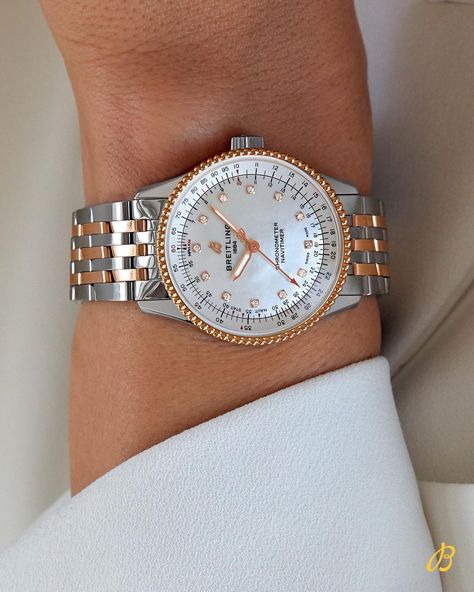 Pretty Watches, Breitling Superocean, Womens Watches Luxury, Watch Women, Watch Companies, Women Watches, Breitling Navitimer, Women's Watch, Luxury Watch