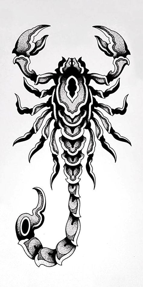 Scorpion Image, Backpiece Tattoo, Scorpion Tattoo, Dark Art Tattoo, Tattoo Style Drawings, Tattoo Portfolio, Tattoo Art Drawings, Dark Tattoo, Tattoo Flash Art