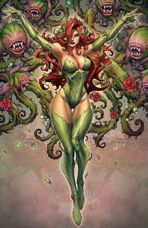 Poison Ivy Tattoo, Poison Ivy Character, Paolo Pantalena, Short Sketch, Poison Ivy Comic, Dc Poison Ivy, Ivy Tattoo, Poison Ivy Dc Comics, Poison Ivy Cosplay