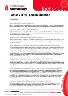 Factor V (Five) Leiden Mutation - Fact Sheet Factor 5 Leiden, Factor V Leiden, Orthopedic Nursing, Heath Tips, Blood Clotting, Stay Alive, Fact Sheet, Medical Conditions, Nursing School