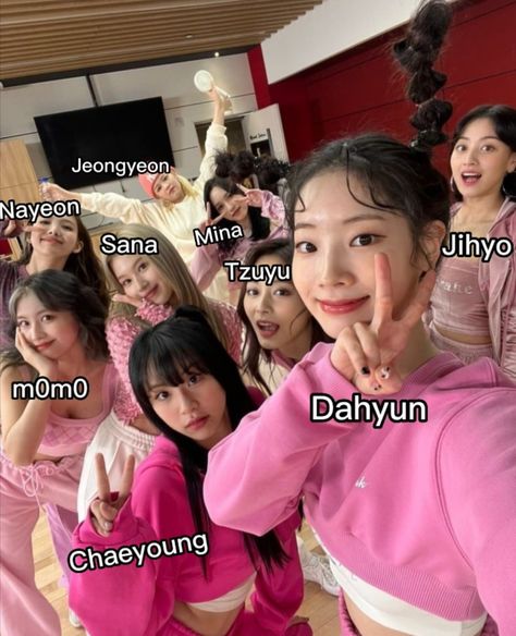 Twice Group Photo With Names, Twice Group Photo, Twice Names, Twice Group, Best Singers, Nayeon Twice, Group Photo, Group Photos, K Pop