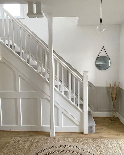 Stair Paneling, Purbeck Stone, Hall Decor, Sea Salt, Stairs, Turn Ons, Grey, Stone, Instagram