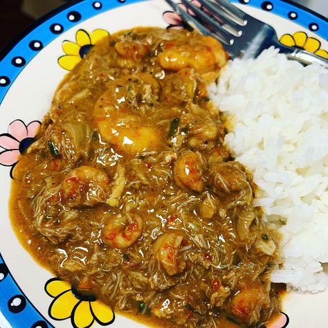 Crawfish, Shrimp, and Crab Étouffée Shrimp And Crab Etouffee, Shrimp Crawfish Etouffee, Crawfish And Crab Etoufee, Slow Cooker Crawfish Etoufee, Shrimp And Crawfish Ettouffe Recipe, Crawfish And Shrimp Etouffee, Shrimp And Crawfish Etoufee, Shrimp Etouffee Recipes Louisiana, Crab Etouffee