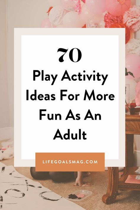 ideas for playing more as an adult. fun activities to do alone. activities to do with a significant other. playful ideas Leisure Activities For Adults, Fun Friend Ideas Activities, Fun Free Activities For Adults, Free Group Activities, Letting Go Activities For Adults, Fun Activities To Do By Yourself, Offline Activities Adults, Fun Vacation Activities, Weekend Fun Ideas