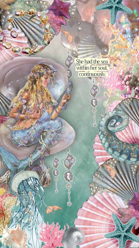 #mermaids #mermaid #thelittlemermaid #mermaidaesthetic #mermaidcore Mermaid Wallpapers Aesthetic, Mermaid Aesthetic Art, Mermaid Lockscreen, Mermaid Aesthetic Wallpaper, The Little Mermaid Wallpaper, Dora Mermaid, Wallpaper Mermaid, Mermaid Collage, Mermaid Wallpaper Backgrounds