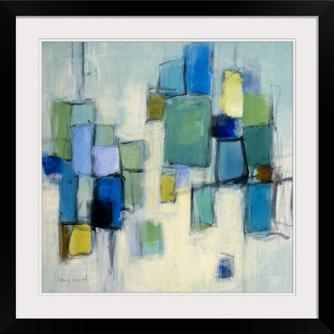 Bayside I Contemporary Abstract Painting, Blue Wall Art, Grand Art, Stock Paper, Art Abstrait, Framed Canvas Prints, Stretched Canvas Prints, Abstract Canvas, Abstract Wall Art