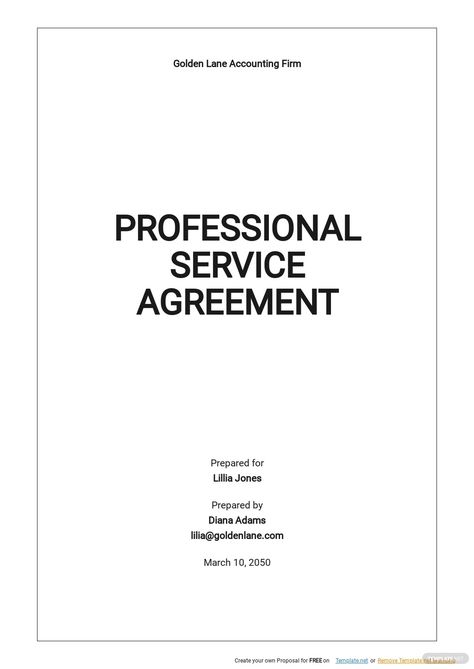 Free Simple Professional Services Agreement Template Report Writing Template, Service Agreement, Writing Template, Accounting Firms, Independent Contractor, Report Writing, Template Google, Google Docs, Professional Services