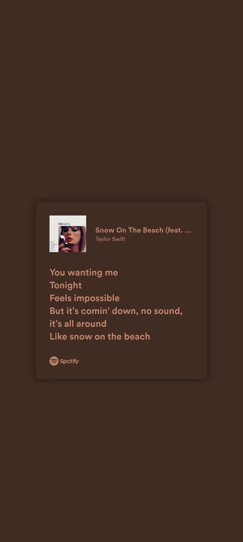 Are We Falling Like Snow On The Beach, Taylor Swift Homescreen Midnight, Snow On The Beach Taylor Swift Wallpaper, Snow On The Beach Aesthetic Taylor Swift, Snow On The Beach Taylor Swift Lyrics, Snow On The Beach Wallpaper, Snow On The Beach Taylor Swift, Eras Embroidery, Beach Lyrics