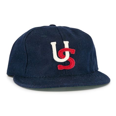 US All-Stars 1957 Vintage Ballcap - Ebbets Field Flannels Casey At The Bat, Us Logo, 2024 Wishlist, Authentic Jordans, Cold Fits, Vintage Hair, Fitted Caps, Menswear Inspired, Green Satin