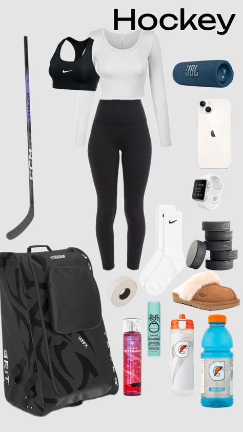 Field Hockey Outfits, Ice Hockey Girls, Hockey Outfits, Hockey Girl, Hockey Girls, Casual Preppy Outfits, Hockey Games, Field Hockey, Girl Fits