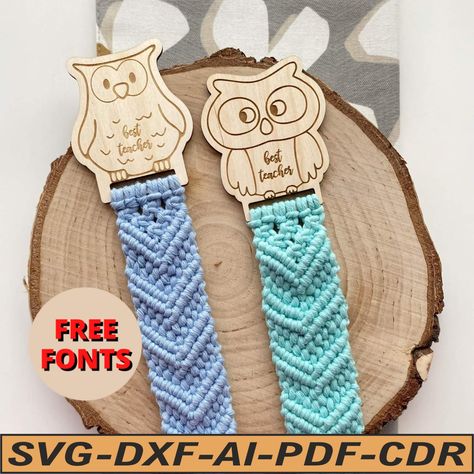 Personalized Bookmark Owl Shape Macrame Bookmark, Personalized Marcame bookmark owl svg, Perfect gift for teacher Bookmark Macrame, Macrame Bookmarks, Bookmark Personalized, Macrame Bookmark, Owl Svg, Macrame Owl, Personalized Bookmarks, Pretty Angel, Cnc Plasma