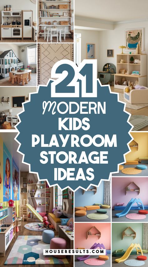 Say goodbye to clutter with these creative kids' playroom storage ideas! 📚🎉 Keep toys, books, and games organized with these easy-to-follow solutions. Perfect for creating a functional and fun playroom! Be sure to save this pin for your next playroom project! 📌💡 Big Toys Storage Ideas, Toy Storage Ideas For Playroom, Toy Room Loft Ideas, Playroom Craft Room, Kids Game Storage Ideas, Children’s Playroom Idea, School Age Playroom Ideas, Toy Shelves For Kids Room, Bulky Toy Storage Ideas