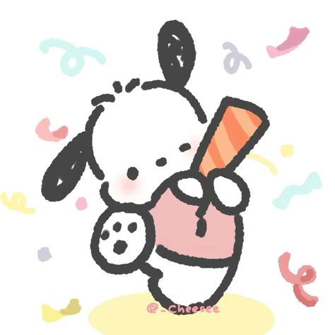 Pochacco Memo Pad, Poccacho Icon, Pochacco Aesthetic, Pochacco Pfp, Pochacco Icons, Cocoppa Wallpaper, Hello Kitty Characters, Hello Kitty Backgrounds, Sanrio Wallpaper