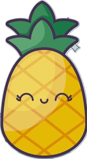 Personagem de abacaxi fruta kawaii | Vetor Premium Paper Squishy Molde, Paper Squishy, Squishies Kawaii, Cute Pineapple, Diy Book, Koala, Cute Stickers, Ipad, Mac